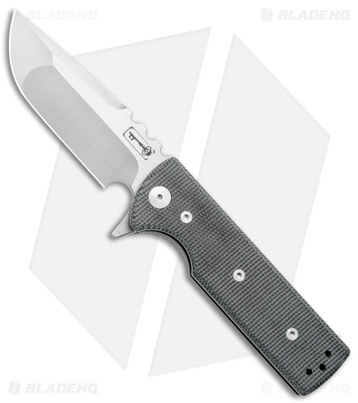 Chaves T.A.K. Liner Lock Knife Drop Point Black Micarta (2.75" Satin)