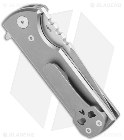 Chaves T.A.K. Liner Lock Knife Drop Point Titanium (2.75" Satin M390)