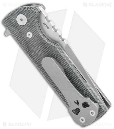 Chaves T.A.K. Liner Lock Knife Tanto Black Micarta (2.75" Satin M390)