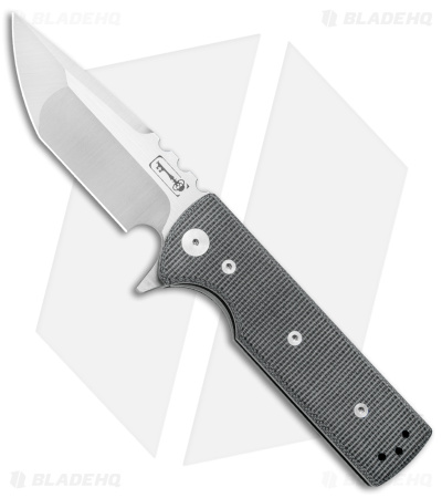 Chaves T.A.K. Liner Lock Knife Tanto Black Micarta (2.75" Satin M390)