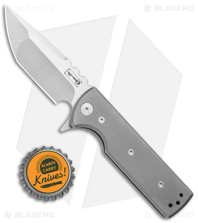 Chaves Ultramar T.A.K. Liner Lock Knife Tanto Titanium (2.75" Satin M390)