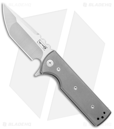 Chaves Ultramar T.A.K. Liner Lock Knife Tanto Titanium (2.75" Satin M390)