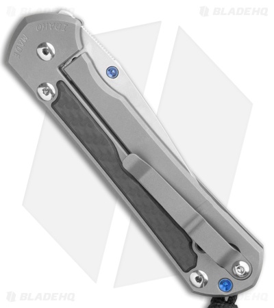 Chris Reeve Large Sebenza 31 Exclusive Knife Black Carbon Fiber (3.6" SW)