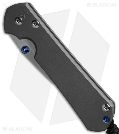 Chris Reeve Large Sebenza 31 Frame Lock Knife Ti Sand Blasted (3.6" Stonewash)