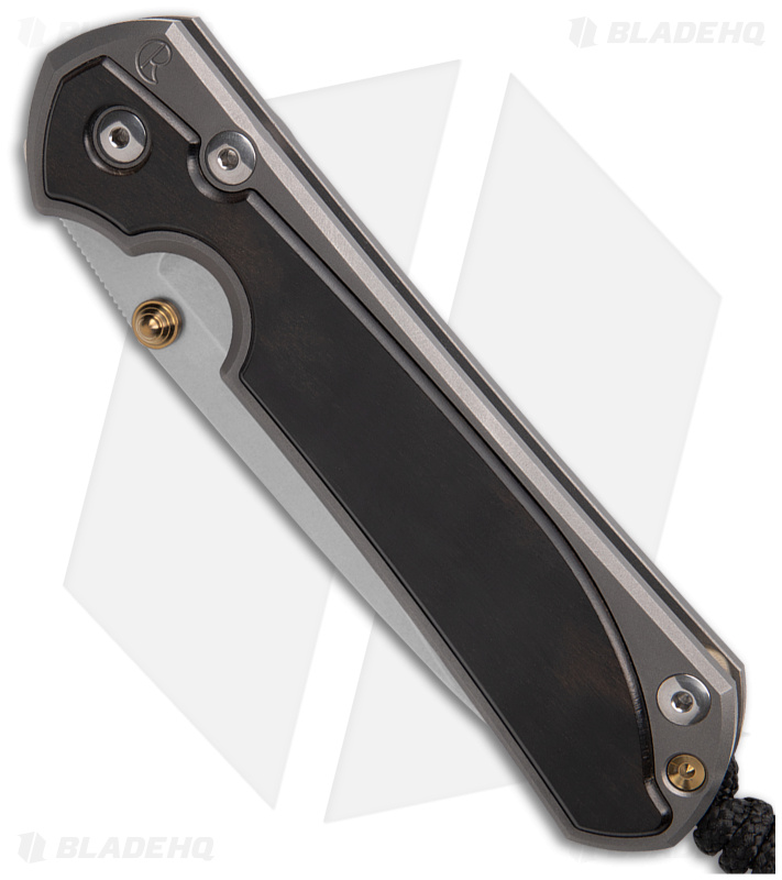 Chris Reeve Large Sebenza 31 MagnaCut Inlay Macassar Ebony (3.625" Stonewash)