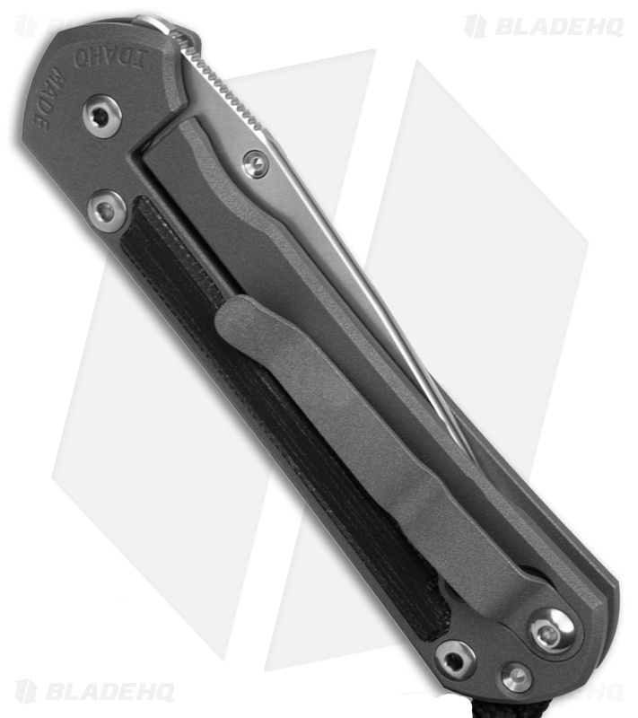 Chris Reeve Small Sebenza 31 MagnaCut Knife Black Micarta (2.94" Stonewash)