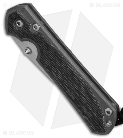 Chris Reeve Small Sebenza 31 MagnaCut Knife Black Micarta (2.94" Stonewash)