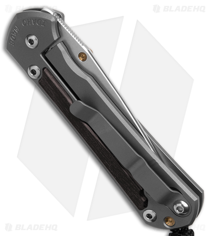 Chris Reeve Small Sebenza 31 Knife Bog Oak (2.94" Stonewash)