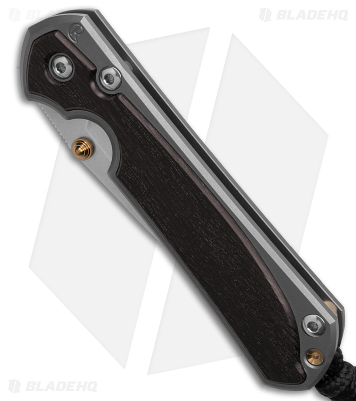Chris Reeve Small Sebenza 31 Knife Bog Oak (2.94" Stonewash)