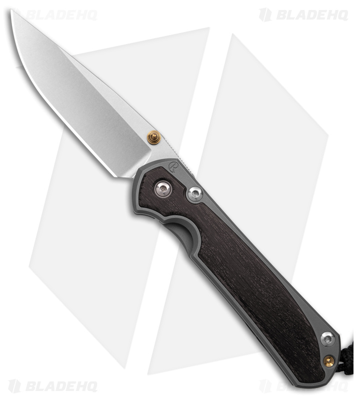 Chris Reeve Small Sebenza 31 Knife Bog Oak (2.94" Stonewash)
