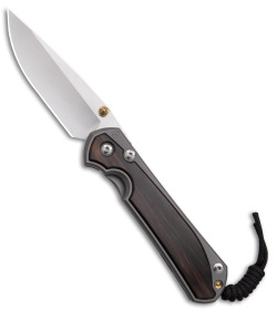 Chris Reeve Large Sebenza 31 MagnaCut Frame Lock Knife Ebony (3.625" Stonewash)