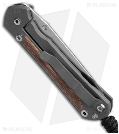 Chris Reeve Small Sebenza 31 Insingo Knife Natural Micarta (2.94" Stonewash)