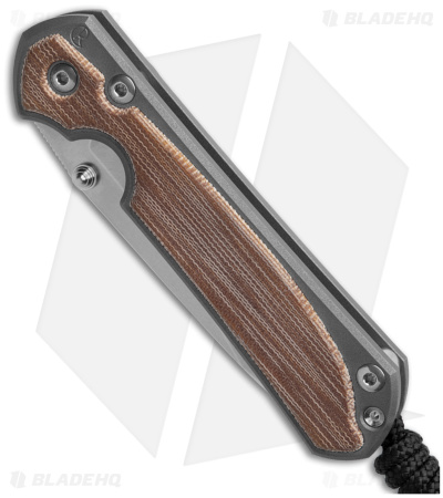 Chris Reeve Small Sebenza 31 Insingo Knife Natural Micarta (2.94" Stonewash)