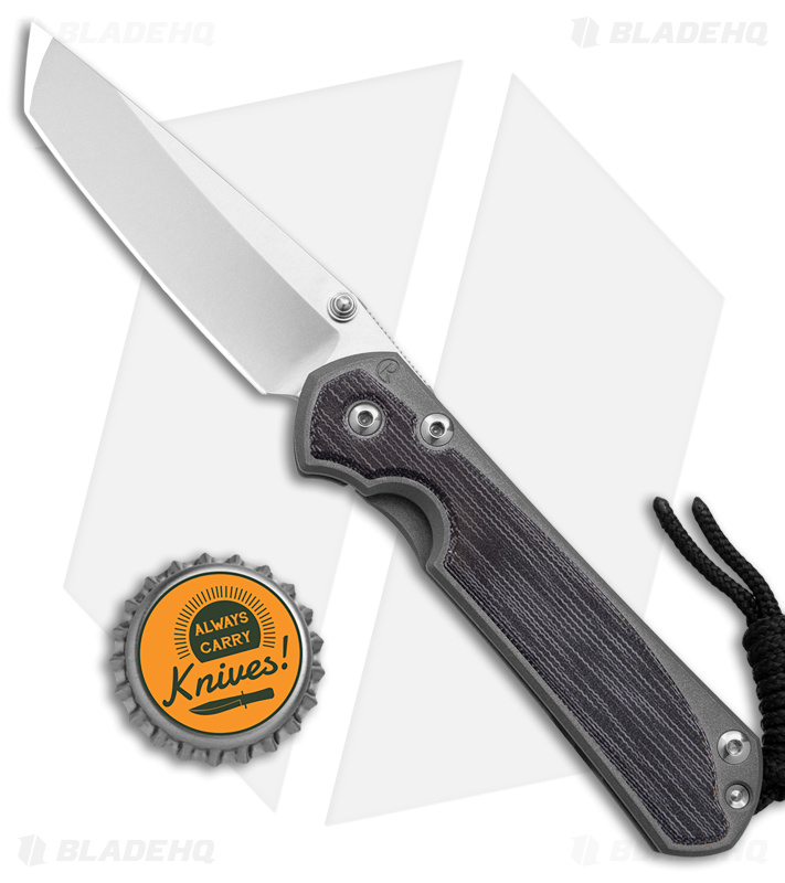 Chris Reeve Small Sebenza 31  Inlay Micarta Canvas Black Tanto(2.94"SW)