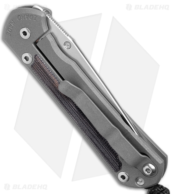 Chris Reeve Small Sebenza 31  Inlay Micarta Canvas Black Tanto(2.94"SW)