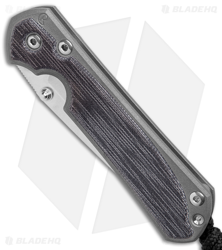 Chris Reeve Small Sebenza 31  Inlay Micarta Canvas Black Tanto(2.94"SW)