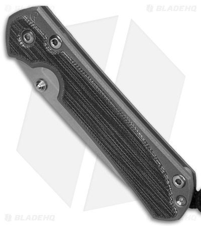 Chris Reeve Small Sebenza 31 Insingo Knife Black Micarta (2.94" Stonewash)