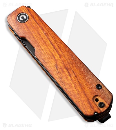 CIVIVI Sendy Liner Lock Knife Guibourtia Wood (2.8" Black SW) C21004A-2