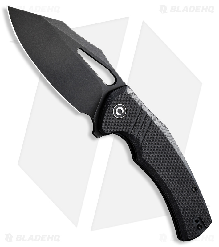 CIVIVI BullTusk Knife Black G-10 + Black SW - Blade HQ