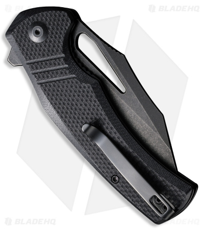 CIVIVI BullTusk Liner Lock Knife Black G-10 (3.5" Black Stonewash) C23017-1
