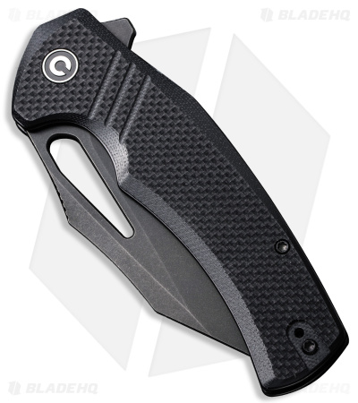CIVIVI BullTusk Liner Lock Knife Black G-10 (3.5" Black Stonewash) C23017-1