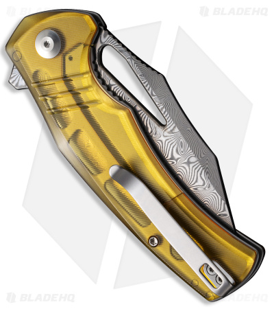 CIVIVI BullTusk Liner Lock Knife Ultem (3.5" Damascus) C23017-DS1