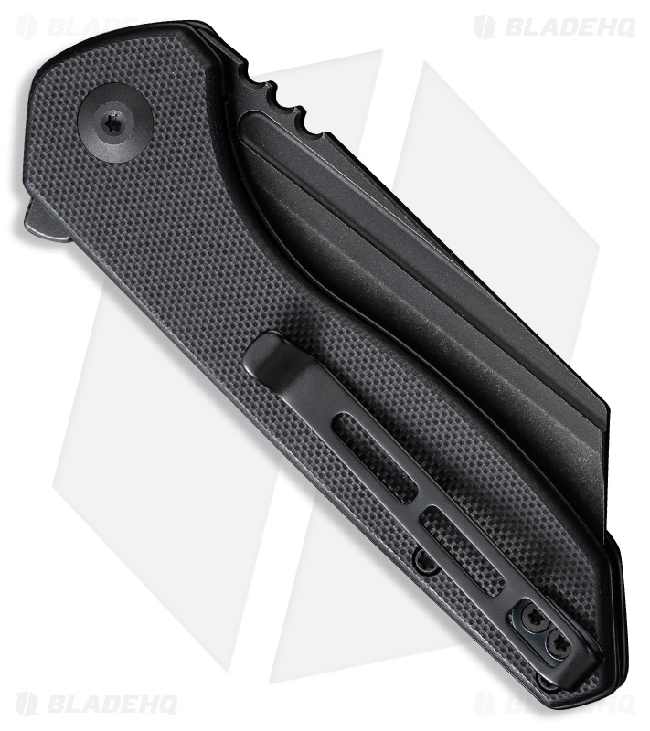 CIVIVI ExOne Liner Lock Knife Black G-10 (2.9" Black SW) C23036-1