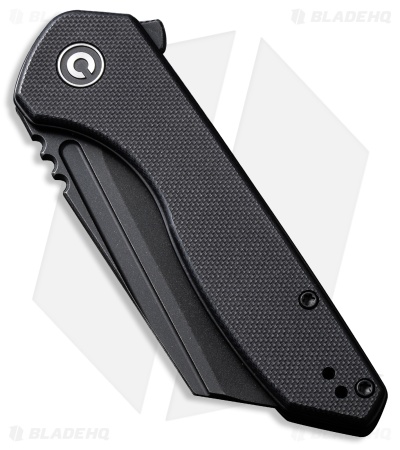 CIVIVI ExOne Liner Lock Knife Black G-10 (2.9" Black SW) C23036-1