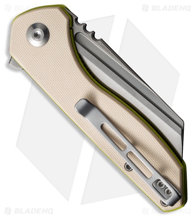 CIVIVI ExOne Liner Lock Knife Ivory G-10 (2.9" Satin) C23036-2