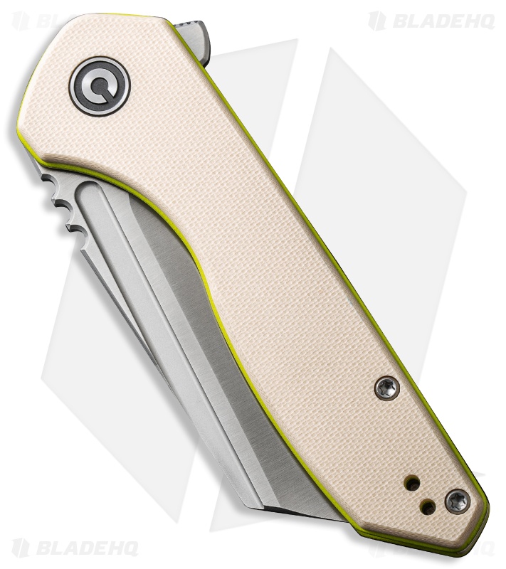 CIVIVI ExOne Liner Lock Knife Ivory G-10 (2.9" Satin) C23036-2