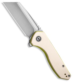 CIVIVI ExOne Liner Lock Knife Ivory G-10 (2.9" Satin) C23036-2