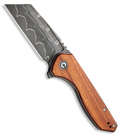 CIVIVI ExOne Guibourtia Wood Reverse Tanto Damascus