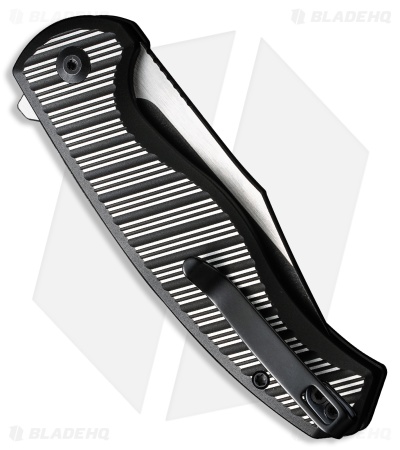 CIVIVI Stormhowl Button Lock Knife Black/Sat Aluminum (3.3" Two-Tone) C23040B-1