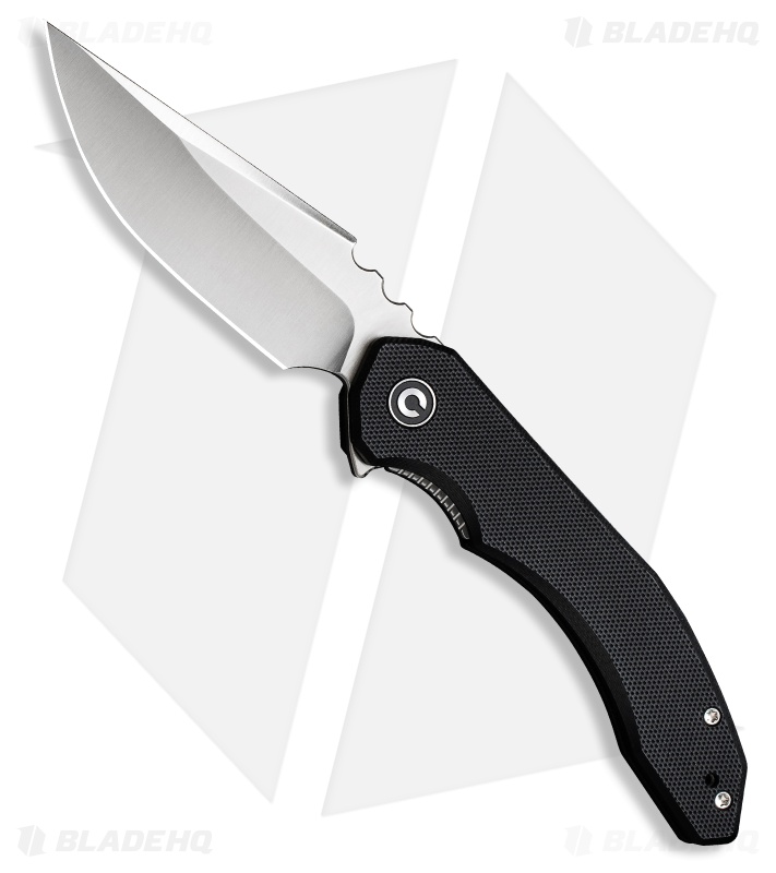 CIVIVI Bryan Montalvo Bluetick Liner Lock Knife Black G-10 (3.5" Satin)
