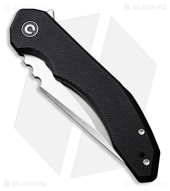 CIVIVI Bryan Montalvo Bluetick Liner Lock Knife Black G-10 (3.5" Satin)