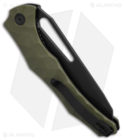 CIVIVI Gavko Spiny Dogfish Liner Lock Knife G-10 Green (3.4" Black) C22006-3