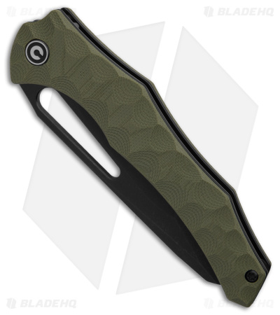 CIVIVI Gavko Spiny Dogfish Liner Lock Knife G-10 Green (3.4" Black) C22006-3