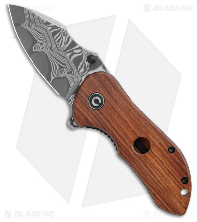 CIVIVI Gordo Knife - Damascus + Wood | Blade HQ