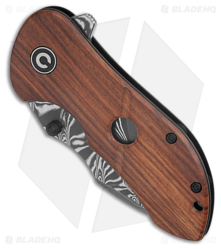 CIVIVI Gordo Knife Guibourtia Wood (2.51" Damascus) C22018C-DS1