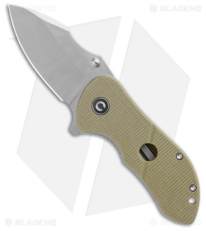 CIVIVI Gordo Knife Olive Green Micarta (2.51" Satin) C22018C-2