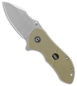 CIVIVI Gordo Knife Olive Green Micarta (2.51" Satin) C22018C-2