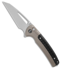 CIVIVI Sentinel Strike Button Lock Knife Alum (3.7" Stonewash) C22025B-2