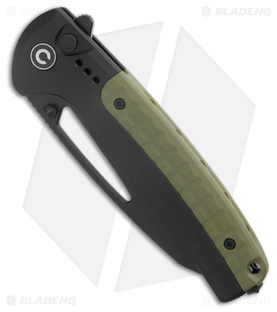CIVIVI Sentinel Strike Button Lock Knife Black Alum (3.7" Black) C22025B-3
