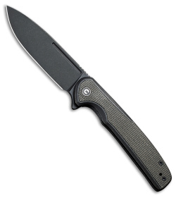 CIVIVI Voltaic Frame Lock Knife Steel/Green Micarta (3.5" Black SW) C20060-3