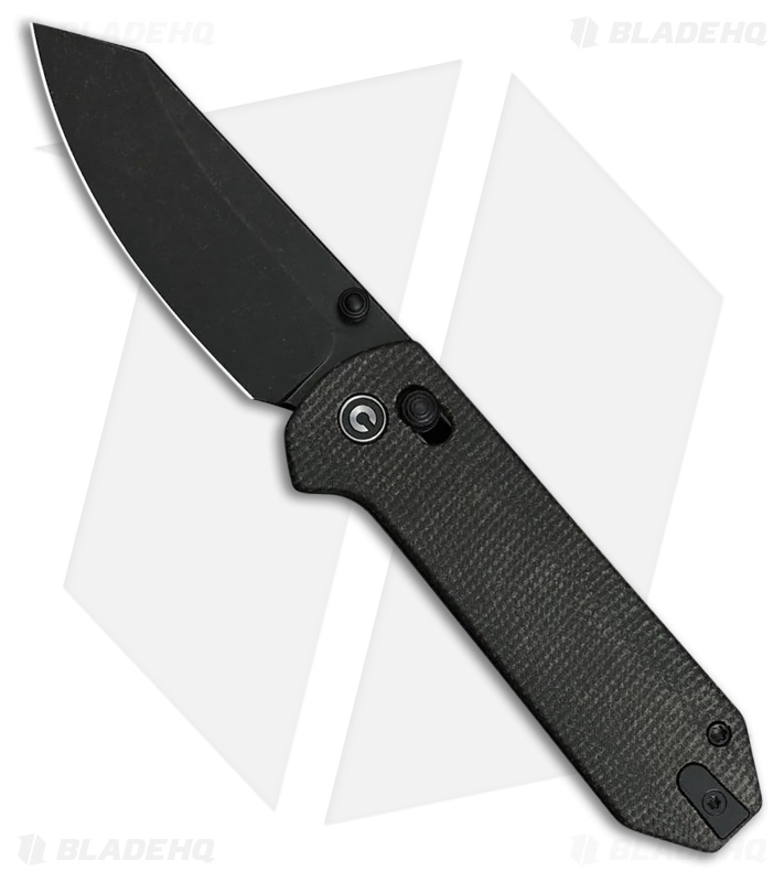 CIVIVI Yonder Crossbar Lock Knife Green Micarta (2.9" Black Stonewash 14C28N)