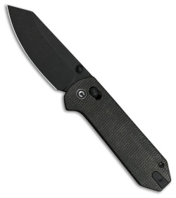Kizer Drop Bear Clutch Lock Knife Black Aluminum - Blade HQ