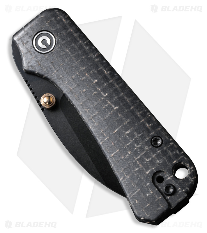CIVIVI Baby Banter Wharncliffe Liner Lock Knife Black Micarta (2.34" Black)