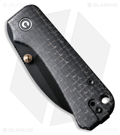 CIVIVI Baby Banter Wharncliffe Liner Lock Knife Black Micarta (2.34" Black)