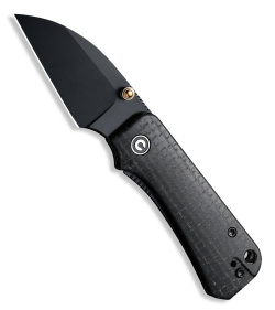 CIVIVI Baby Banter Wharncliffe Liner Lock Knife Black Micarta (2.34" Black)