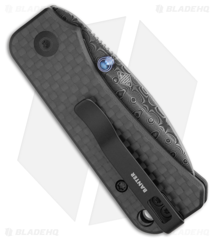 CIVIVI Baby Banter Knife Carbon Fiber Overlay (Damascus)
